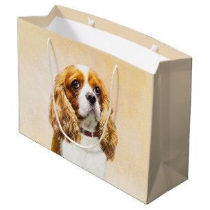 Cavalier King Charles Spaniel Original Painting Groot Cadeauzakje