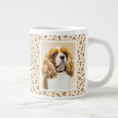 Cavalier King Charles Spaniel Original Painting Grote Koffiekop (Rechts)