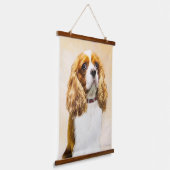 Cavalier King Charles Spaniel Original Painting Hangend Wandkleed (Gebogen)