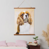 Cavalier King Charles Spaniel Original Painting Hangend Wandkleed (Slaapkamer)