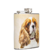 Cavalier King Charles Spaniel Original Painting Heupfles (Rechts)