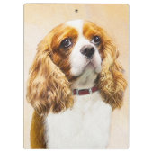 Cavalier King Charles Spaniel Original Painting Klembord (Achterkant)