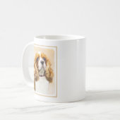 Cavalier King Charles Spaniel Original Painting Koffiemok (Voorkant links)