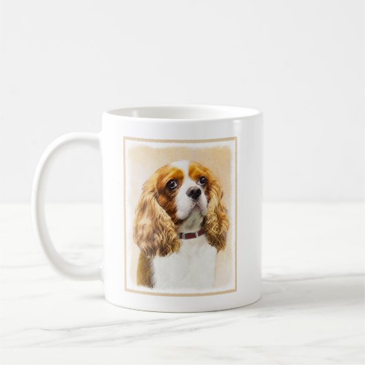 Cavalier King Charles Spaniel Original Painting Koffiemok (Links)