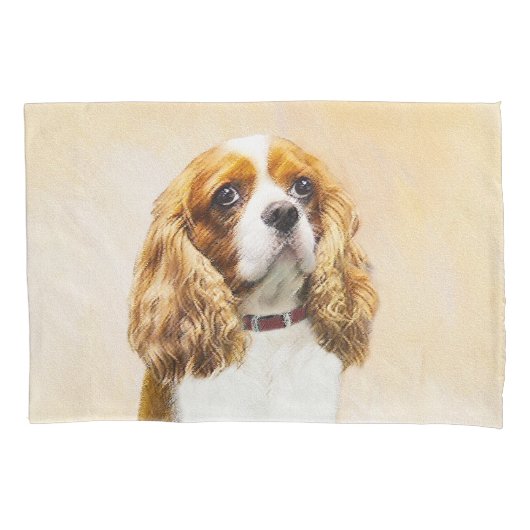 Cavalier King Charles Spaniel Original Painting Kussensloop (Voorkant)