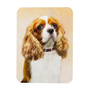 Cavalier King Charles Spaniel Original Painting Magneet