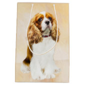 Cavalier King Charles Spaniel Original Painting Medium Cadeauzakje (Achterkant)