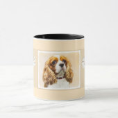Cavalier King Charles Spaniel Original Painting Mok (Midden)