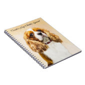 Cavalier King Charles Spaniel Original Painting No Notitieboek (Rechterzijde)