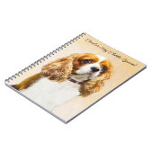 Cavalier King Charles Spaniel Original Painting No Notitieboek (Linkerzijde)