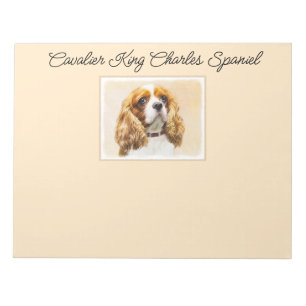 Cavalier King Charles Spaniel Original Painting Notitieblok