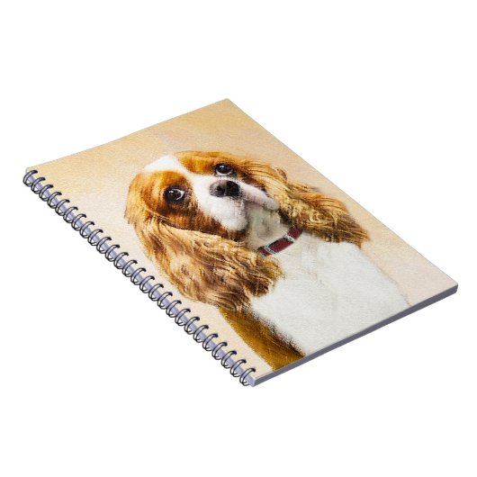 Cavalier King Charles Spaniel Original Painting Notitieboek (Rechterzijde)