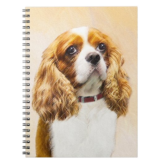 Cavalier King Charles Spaniel Original Painting Notitieboek (Voorkant)