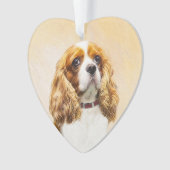 Cavalier King Charles Spaniel Original Painting Ornament (voorkant)