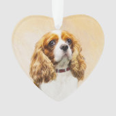 Cavalier King Charles Spaniel Original Painting Ornament (voorkant)