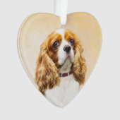 Cavalier King Charles Spaniel Original Painting Ornament (voorkant)