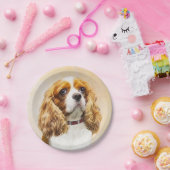 Cavalier King Charles Spaniel Original Painting Papieren Bordje (Feest)