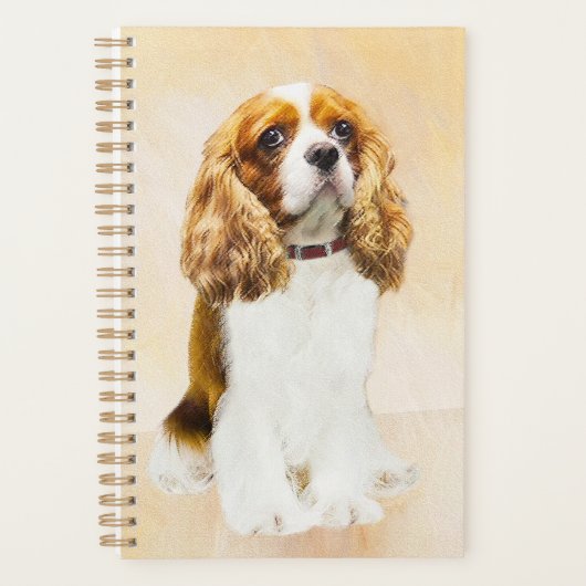 Cavalier King Charles Spaniel Original Painting Planner (Voorkant)