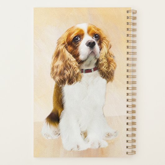 Cavalier King Charles Spaniel Original Painting Planner (Achterkant)