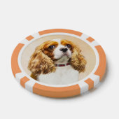 Cavalier King Charles Spaniel Original Painting Poker Chips (Enkel)
