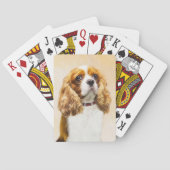 Cavalier King Charles Spaniel Original Painting Pokerkaarten (Achterkant)