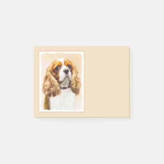 Cavalier King Charles Spaniel Original Painting Post-it® Notes (Voorkant)