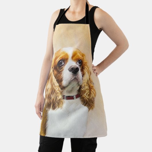 Cavalier King Charles Spaniel Original Painting Schort (Insitu)