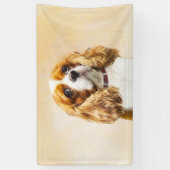 Cavalier King Charles Spaniel Original Painting Spandoek (Verticaal)