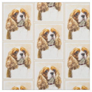 Cavalier King Charles Spaniel Original Painting Stof