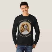 Cavalier King Charles Spaniel Original Painting T-shirt (Voorkant volledig)