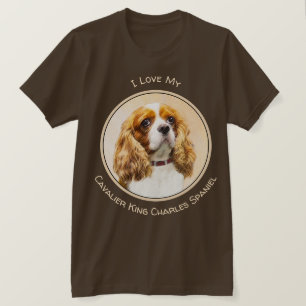 Cavalier King Charles Spaniel Original Painting T-shirt