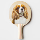Cavalier King Charles Spaniel Original Painting Tafeltennisbatje (Achterkant)