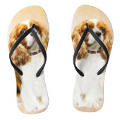 Cavalier King Charles Spaniel Original Painting Teenslippers (Voetbed)