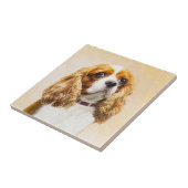 Cavalier King Charles Spaniel Original Painting Tegeltje (Zijkant)