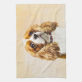 Cavalier King Charles Spaniel Original Painting Theedoek (Verticaal)