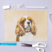 Cavalier King Charles Spaniel Original Painting Tissuepapier (Craft)