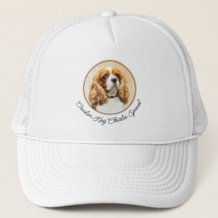 Cavalier King Charles Spaniel Original Painting Trucker Pet