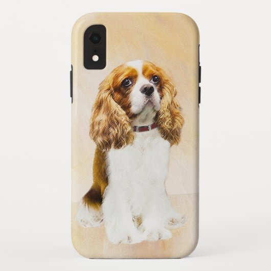 Cavalier King Charles Spaniel origineel schilderij Case-Mate iPhone Case (Achterkant)