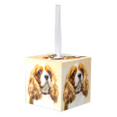 Cavalier King Charles Spaniel origineel schilderij Decoratie (Achter hoekig)