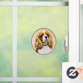 Cavalier King Charles Spaniel origineel schilderij Raamsticker (Huis)