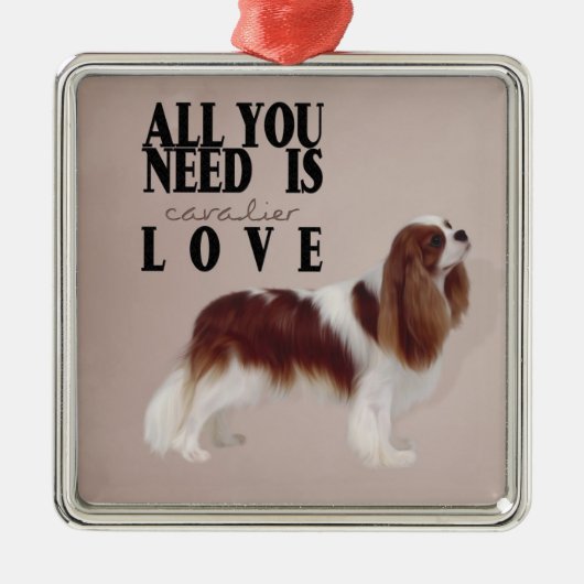 Cavalier King Charles Spaniel Ornament (Voorkant)