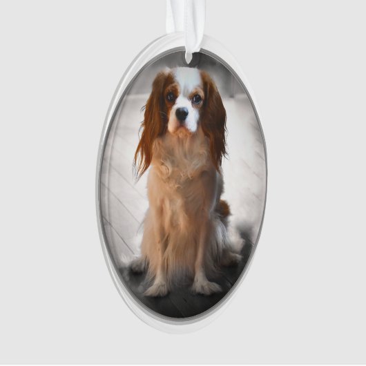 Cavalier King Charles Spaniel Ornament (voorkant)