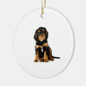 Cavalier King Charles Spaniel Ornament Black & Tan (Links)