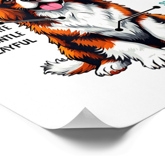 Cavalier King Charles Spaniel Owner Funny Dog Love Poster (Hoek)