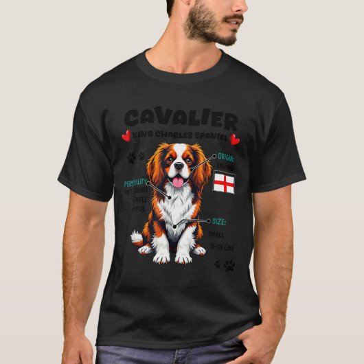 Cavalier King Charles Spaniel Owner Funny Dog Love T-shirt (Voorkant)