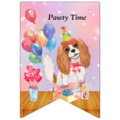 Cavalier King Charles Spaniel Party Banner (Eerste vlag)