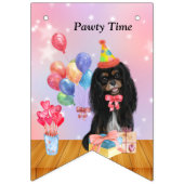 Cavalier King Charles Spaniel Party Banner (Derde vlag)