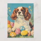 Cavalier King Charles Spaniel  Pasen Briefkaart (Voorkant)