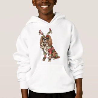 Cavalier King Charles Spaniel Patchwork Kerstmis