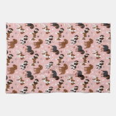 Cavalier King Charles Spaniel Paws and Botten Kitc Theedoek (Horizontaal)